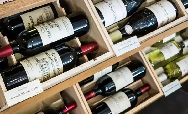 Bouteilles de vins