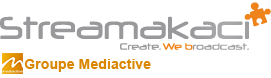 Logo STREAMAKACI / MEDIACTIVE