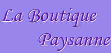 Logo BOUTIQUE PAYSANNE