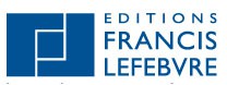 Logo EDITIONS FRANCIS LEFÈBVRE