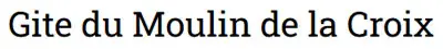 Logo LE MOULIN DE LA CROIX