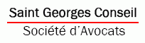 Logo SAINT GEORGES AVOCATS